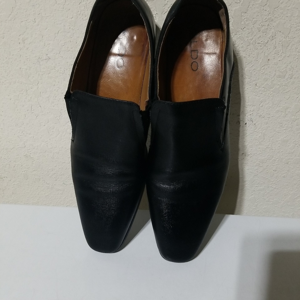 ALDO Pre-owned Men's dress shoes, Black, US 13